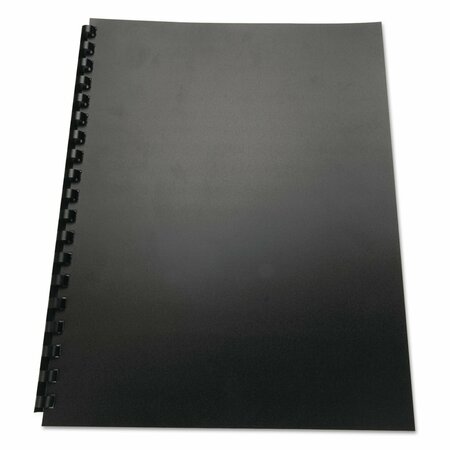 SWINGLINE GBC Poly Binding Cover, 11x8.5, Black, PK25 25818